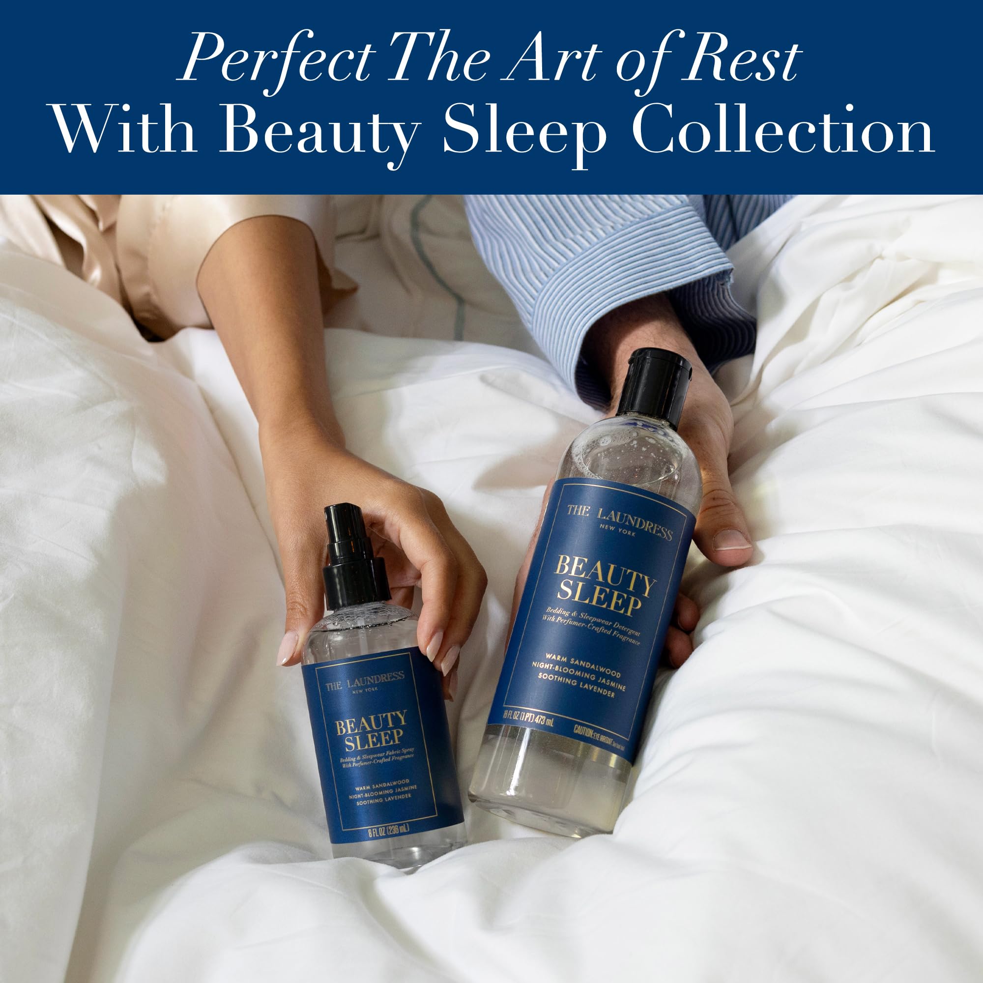 The Laundress Beauty Sleep Liquid Laundry Detergent, Scented Concentrated Detergent for Sleepwear and Sheets, 16 Fl Oz