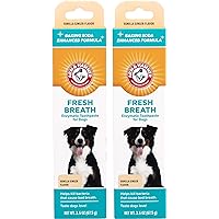 Arm & Hammer for Pets Fresh Breath Enzymatic Toothpaste for Dogs, Vanilla Ginger Flavor | Dog Toothpaste for All Dogs in a Fl