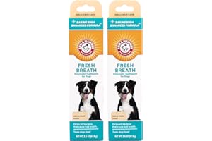 Arm & Hammer for Pets Fresh Breath Enzymatic Toothpaste for Dogs, Vanilla Ginger Flavor | Dog Toothpaste for All Dogs in a Fl