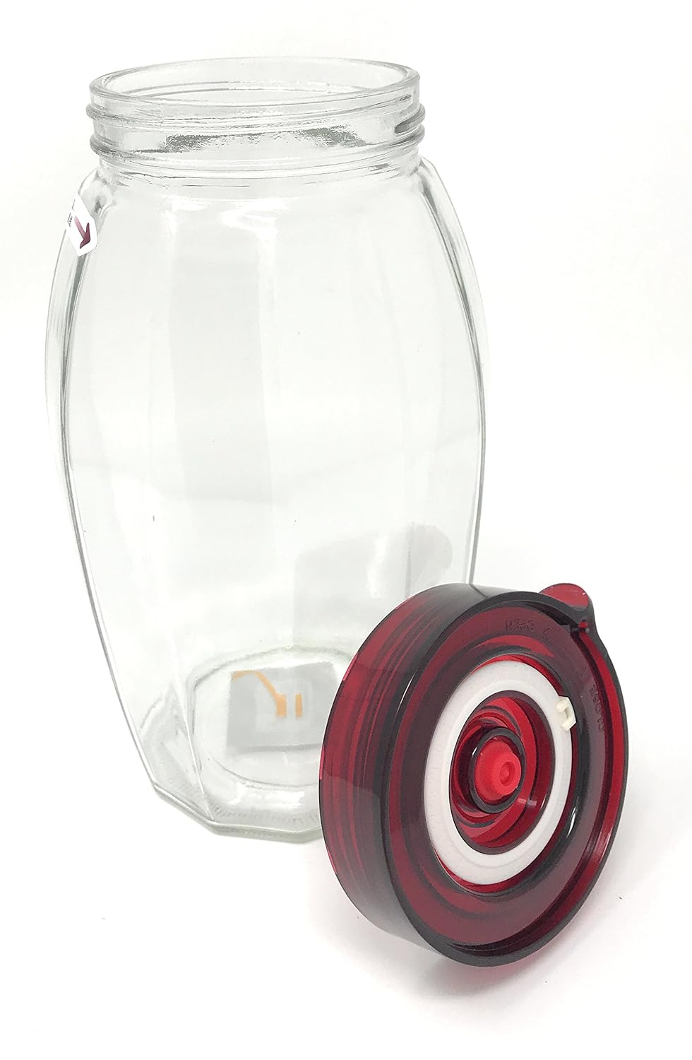 Barattoli Fermentazione Vetro HEFTMAN Con Valvola 1 Via - 2 Pezzi Da 1,4L Per Crauti E Probiotici