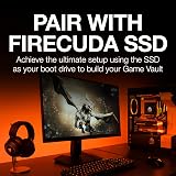 Seagate FireCuda 4TB Internal HDD 3.5in SATA 6Gb/s 7200 RPM 256MB Cache view 3