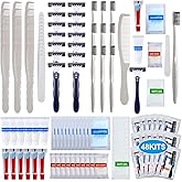 Suclain 48 Sets Hygiene Kits for Homeless in Bulk Homeless Basic Toiletry Kits Care Package Supplies Individually Packed for Men Women Travel Charity Hotel Business