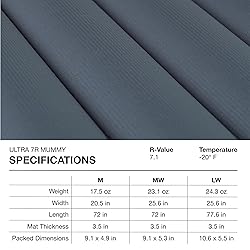 Exped Ultra 7R | Lightweight Backpacking Mat