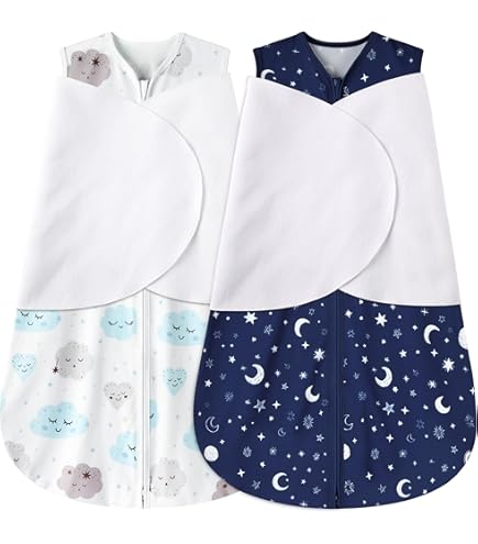 Hip Healthy Swaddle Baby Arm Swaddle Wrap - Adjustable Dual-Wing Design ...