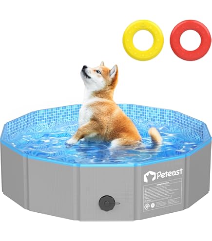 Hard Pool Buy Timoo Foldable Dog Pool For Large Dogs Slip