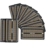 EPLZON 10 Pcs Solderable Breadboard PCB Board Gold-Plated Solder Breadboard for DIY Electronics Projects Apply to Arduino Sol