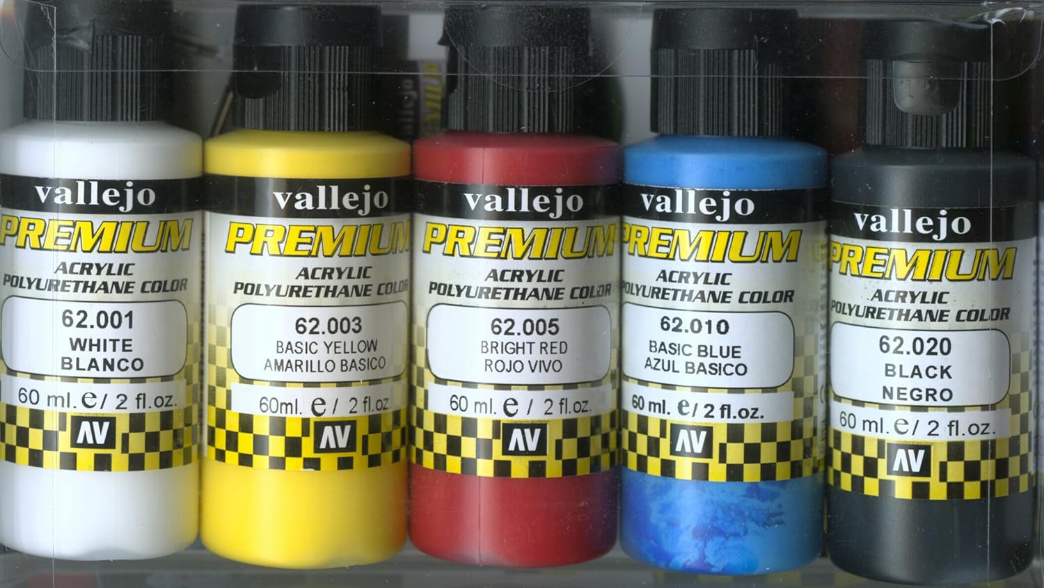 Vallejo Premium Color 60 ml Opaque Color Set (Set of 5) Amazon.co.uk