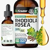 BIO KRAUTER Rhodiola Rosea Supplement Liquid - Pure Rhodiola Rosea Tincture - Vegan Calmness Support - Alcohol & Sugar Free Extract 2 Fl.Oz.