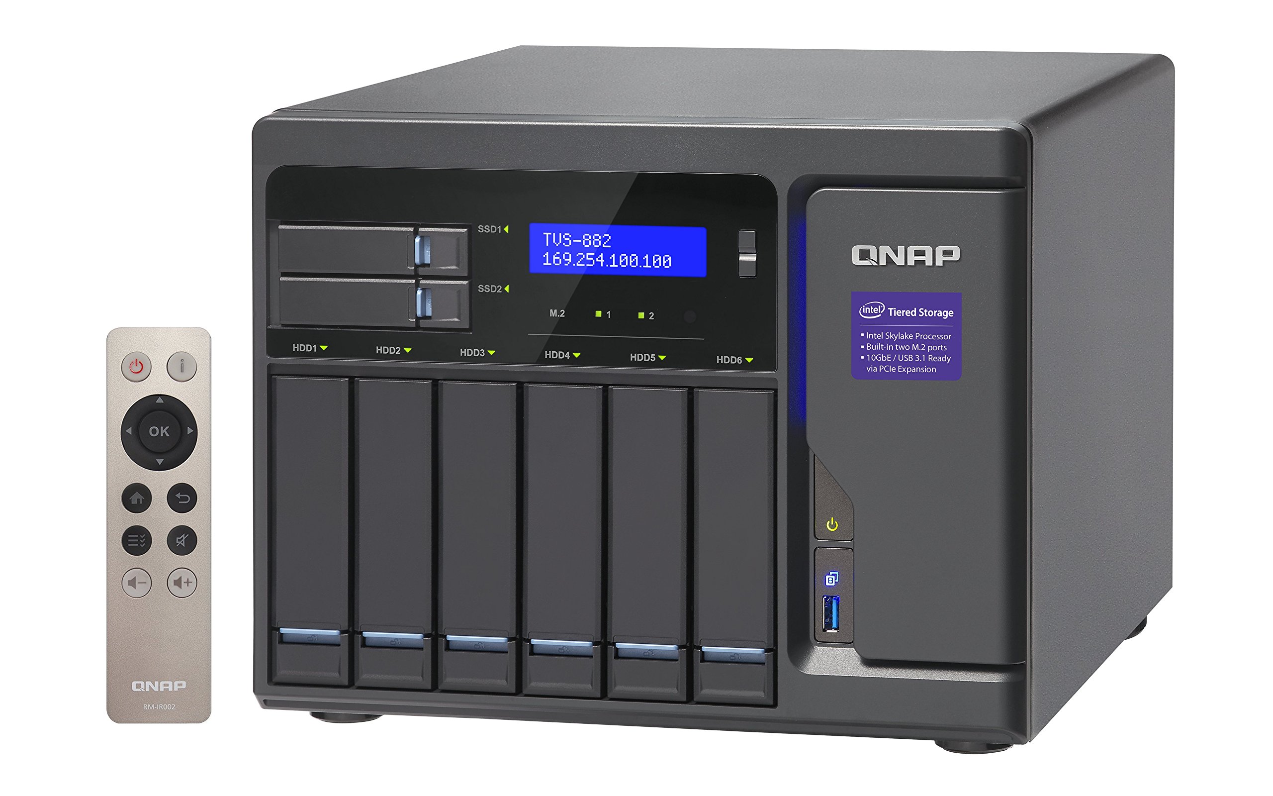 QNAP TS-673 6ベイ NAS(メモリ16GB) TS-673 | ハードウェア仕様 | QNAP