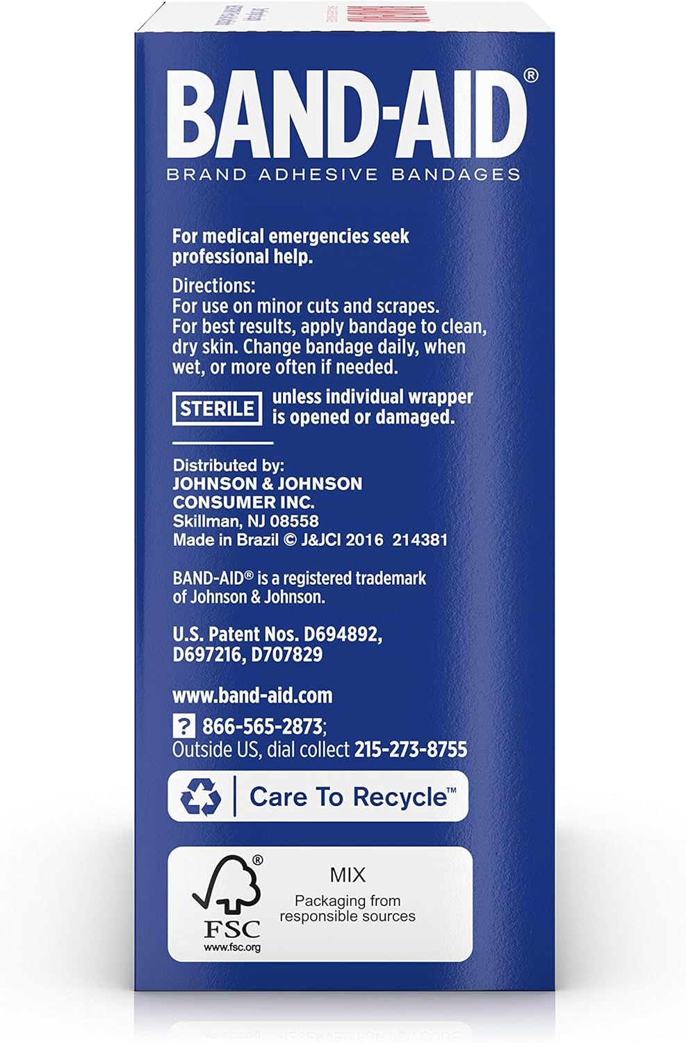 Band-Aid Brand Clear Strips Bandages, Assorted Sizes for discreet First Aid, Assorted Sizes, 45 ct: Health & Personal Care