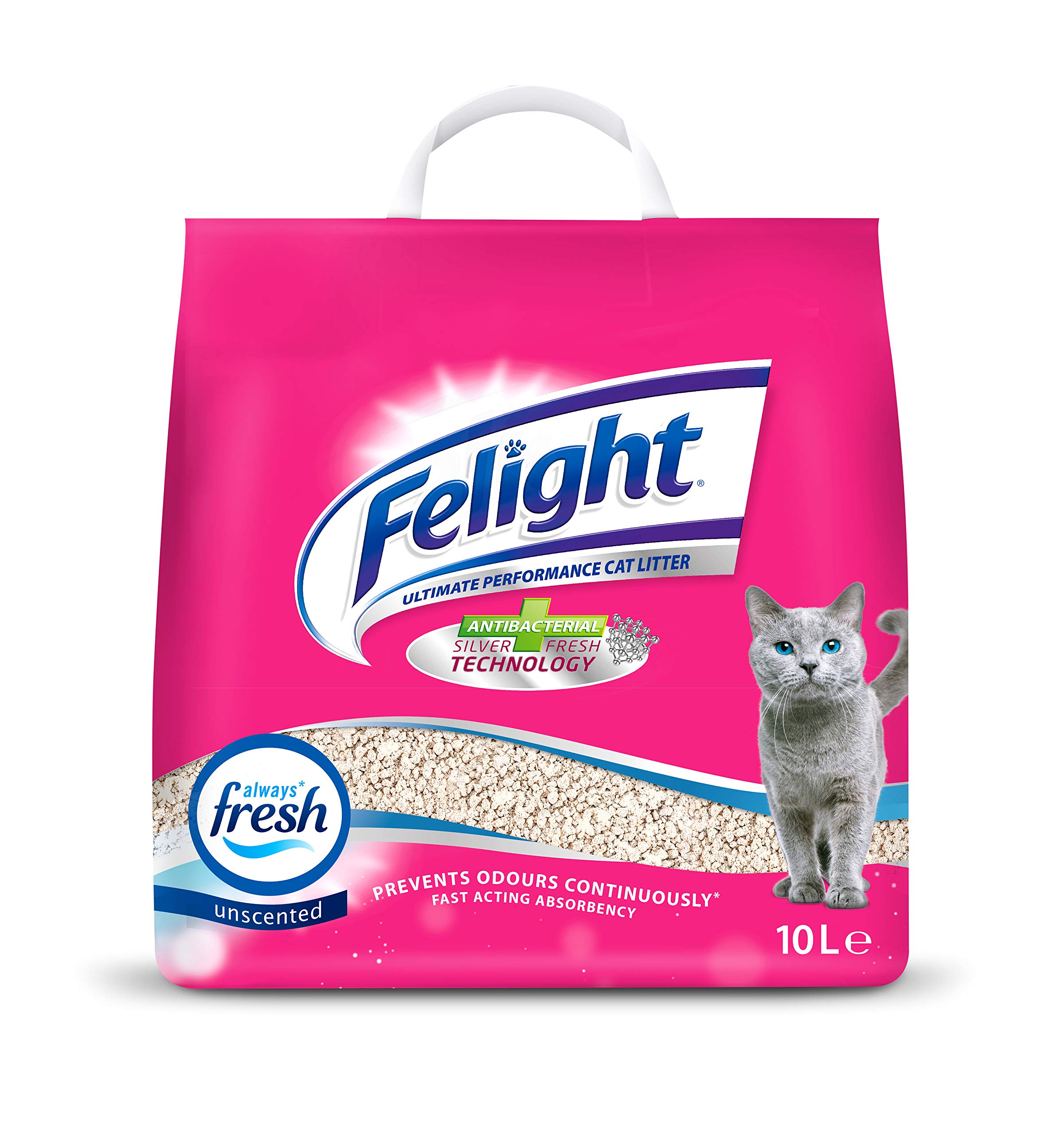 Felight Ultimate Performance Cat Litter, Unscented, 10L