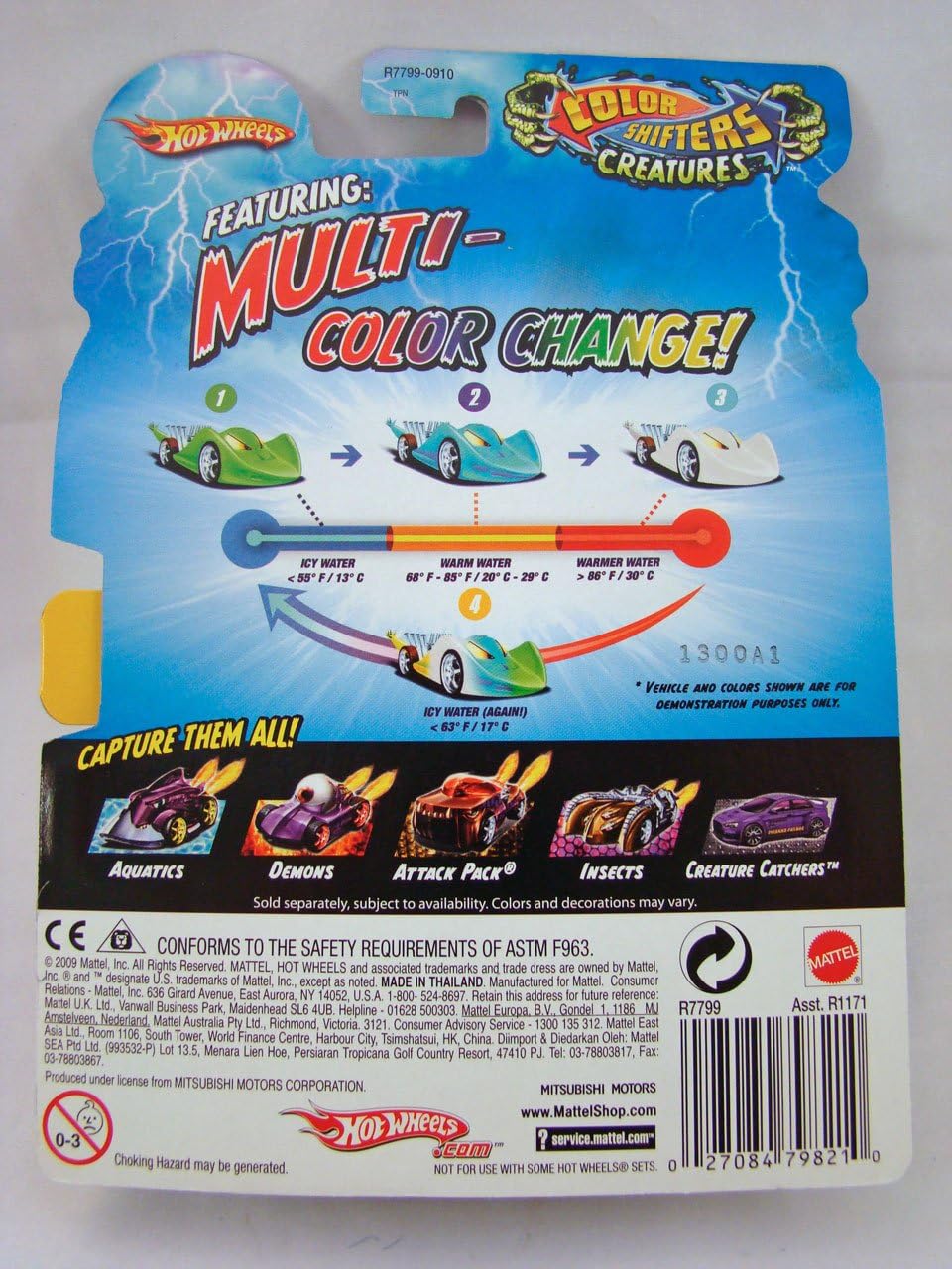 hot wheels color shifters creatures