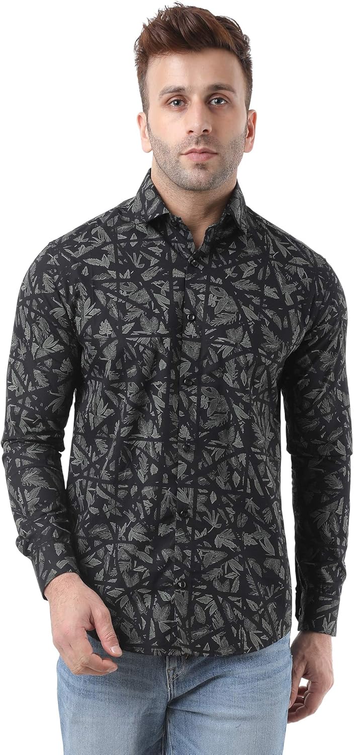 Buy Black Pocket Casual Shirts Latest Collection Men's Shirts Floral