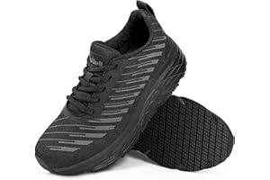 R CORD Non Slip Work Shoes Women Food Service Kitchen Shoes Chef Shoes for Women Oil-Proof Work Shoes Nures Shoes Womens ESD 