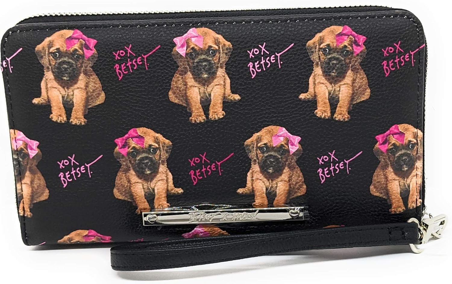 betsey johnson puppy purse