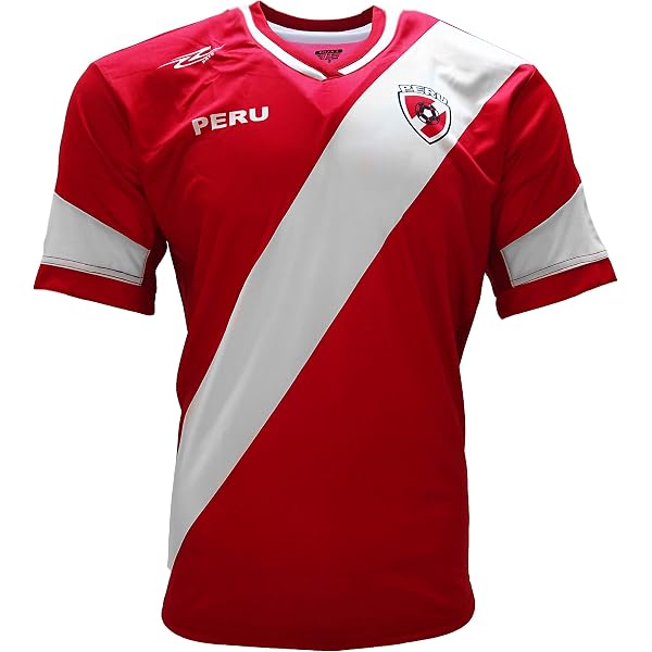 Show Your Pride! Peru & USA Men's Soccer Jersey – Bold Red/White Combo By Arza Sports
