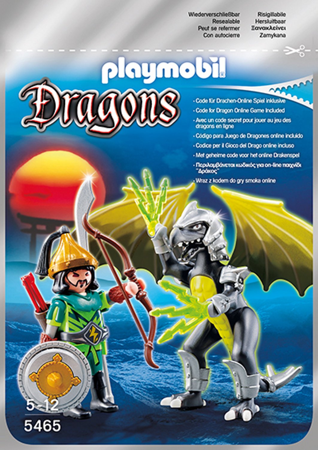 Playmobil 5465 Storm Dragon with Warrior