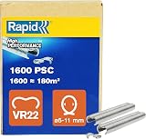 Rapid VR22 Galvanized Hog Rings 5-11 mm Netting Wire 1600 Pcs Boxed