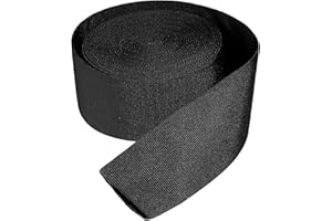 DIHZOKS Nylon Protective Sleeve Cable Chain Torch Hydraulic Hose Protector Cutting Wire Cover Management Wrap for Cord Tig Welding, 2" ID, 25' Length, Black