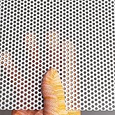 Perforated Metal Sheet - Perforated Stainless Steel Sheet, 11.8" x 11.8" Stainless Steel Preforated Sheet, 0.12" Hole, 0.059T