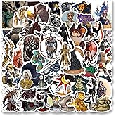 50pcs Role-Playing Game Sticker, Cute Cartoon Vinyl Waterproof Stickers for Water Bottle,Skateboard,Laptop,Phone,Journaling,Scrapbooking Decals for Party Supply Decor