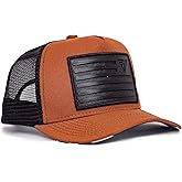 Urban Effort Snapback Trucker Hat | Breathable Mesh Baseball Cap for Men & Women Adjustable Fit American Flag Hat for Casual