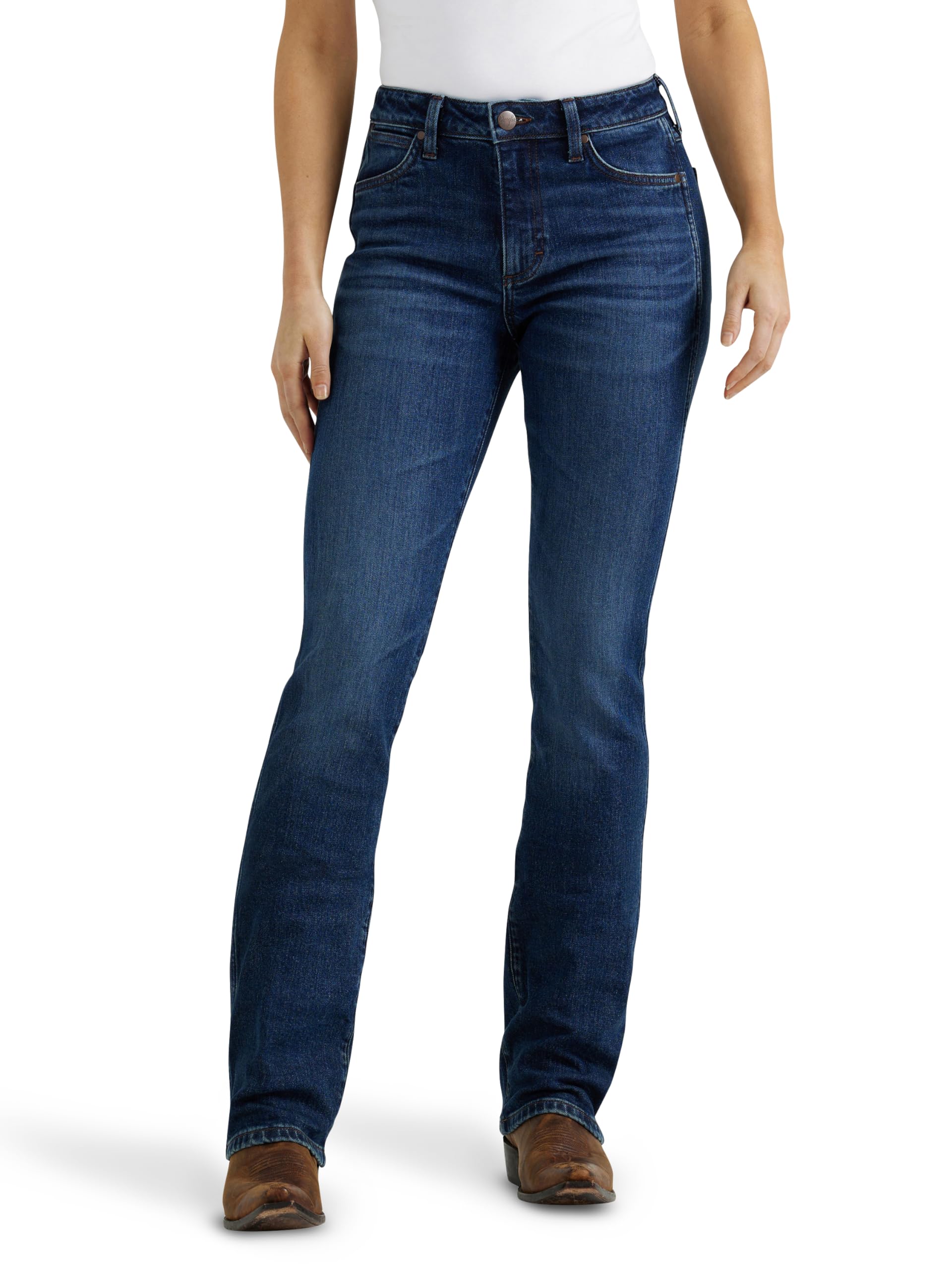 Photo 1 of Wrangler Western Women's Retro Bailey High-Rise Bootcut Jean, Isla, 31W x 30L
