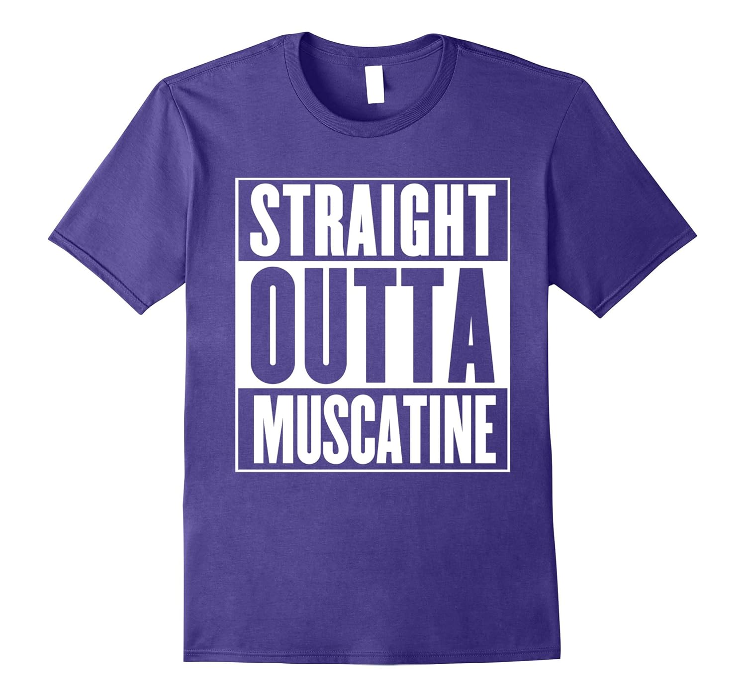 Straight Outta Muscatine T-Shirt-Rose