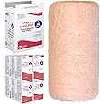 Dynarex Unna Boot Bandage, Compression for Leg Ulcers with Calamine, Soft Cast, White, 4” x 10 yds, 1 Case of 12, Individually Packaged (Packaging May Vary)