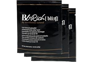 COCO-HONEY Hair Bleaching Powder for Dark Hair Lightening Blonde Hair Salon Quality Safe at Home (Charcoal 1.05 oz (pack of 3))