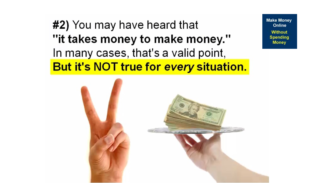 How to Make Money Online Without Spending Money