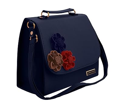 TAP FASHION Fancy Stylish PU Leather Womens Handbag, Sling Bag with Adjustable Strap for Ladies and Girls.