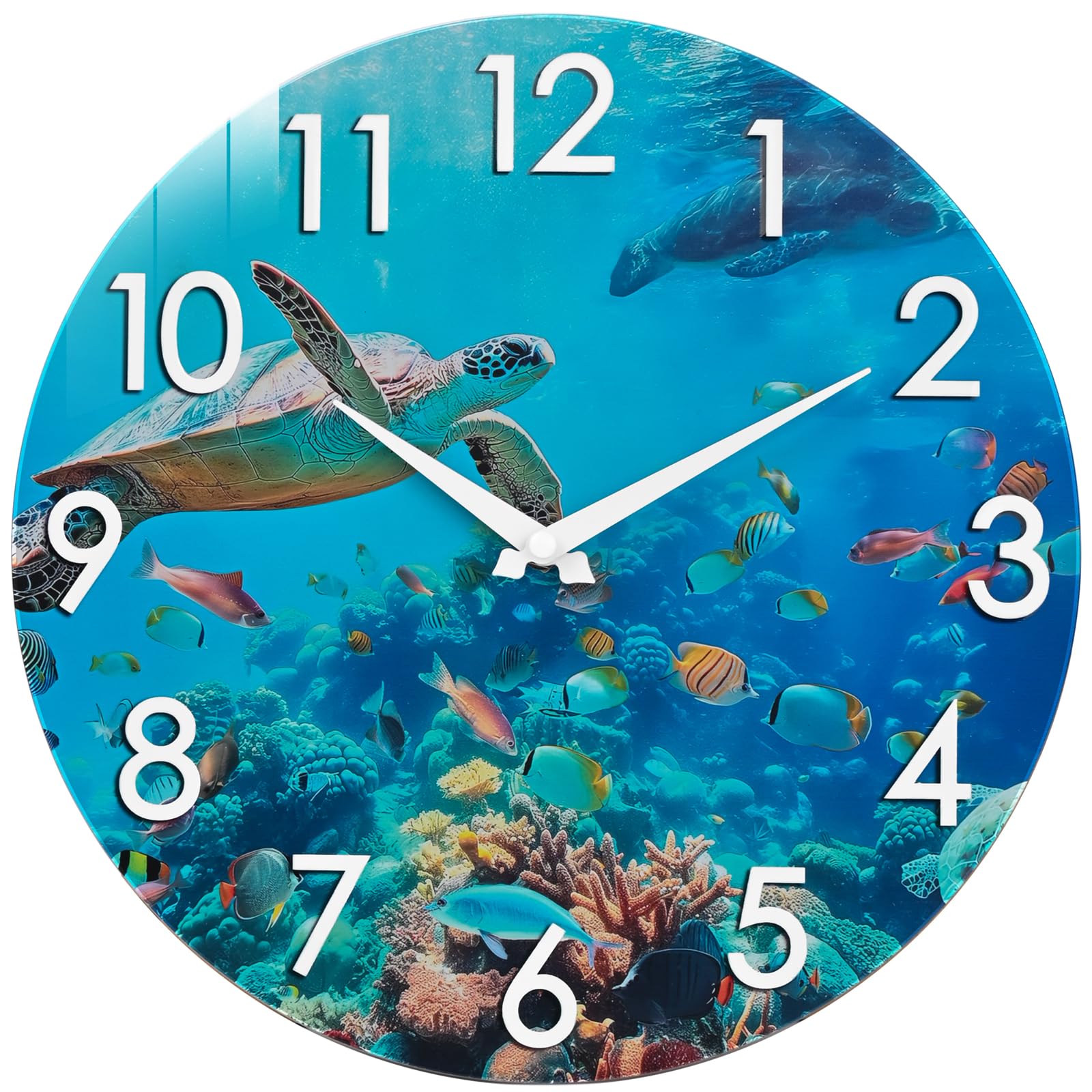 Indoor Outdoor Clock Waterproof - Nautical Coastal
