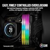 Corsair Vengeance RGB DDR5 32GB (2x16GB) 5600MHz CL40 AMD EXPO Intel XMP Grey view 5