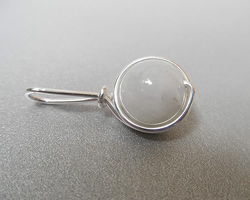 Kettenanhänger Tendre Edelstein Mondstein - versilbert
