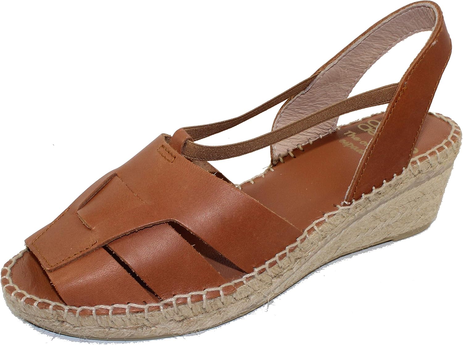 Amazon.com | Andre Assous Women's Dorit in Cuero Tan Vaqueta Leather - Size | Sandals