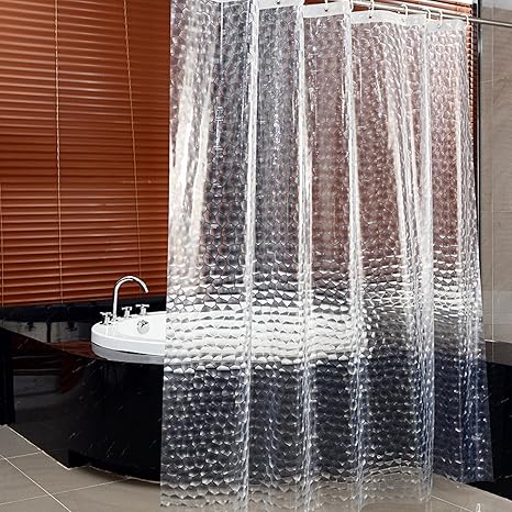 Bathroom Shower Curtain By Hiveseen Clear 3d Water Cube