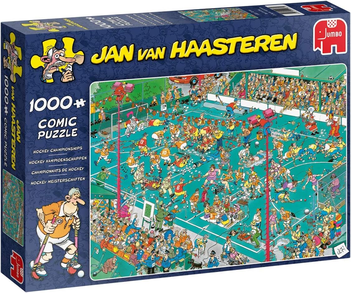 Jan Van Haasteren Hockey Championships Jigsaw Puzzle (1000 Pieces