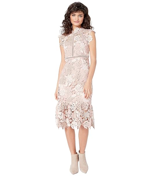 bardot dani lace sheath dress
