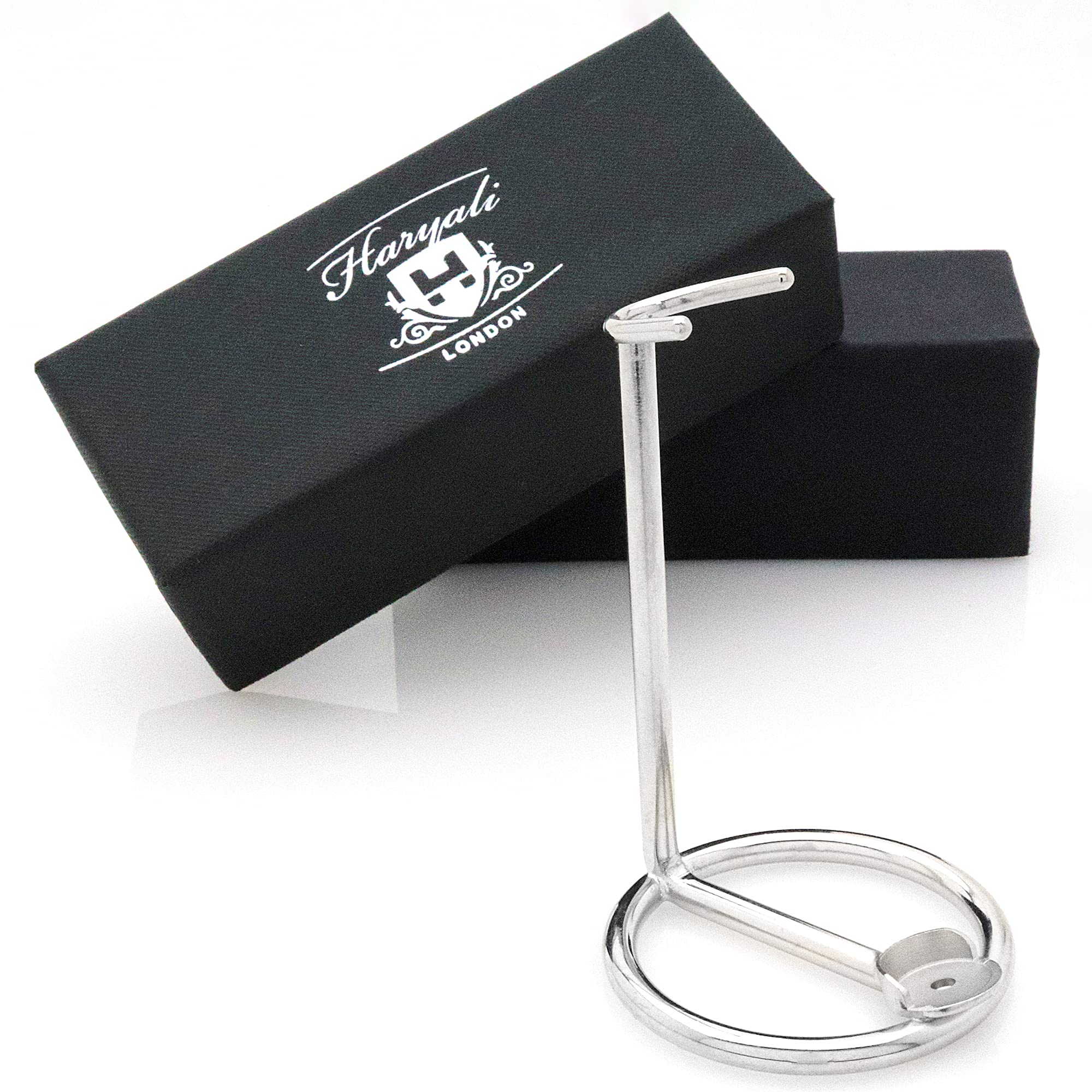 Haryali London Razor Stand - Anti-Rustic Chrome Finish Razor Holder - Zero Waste Shaving Tool Holder