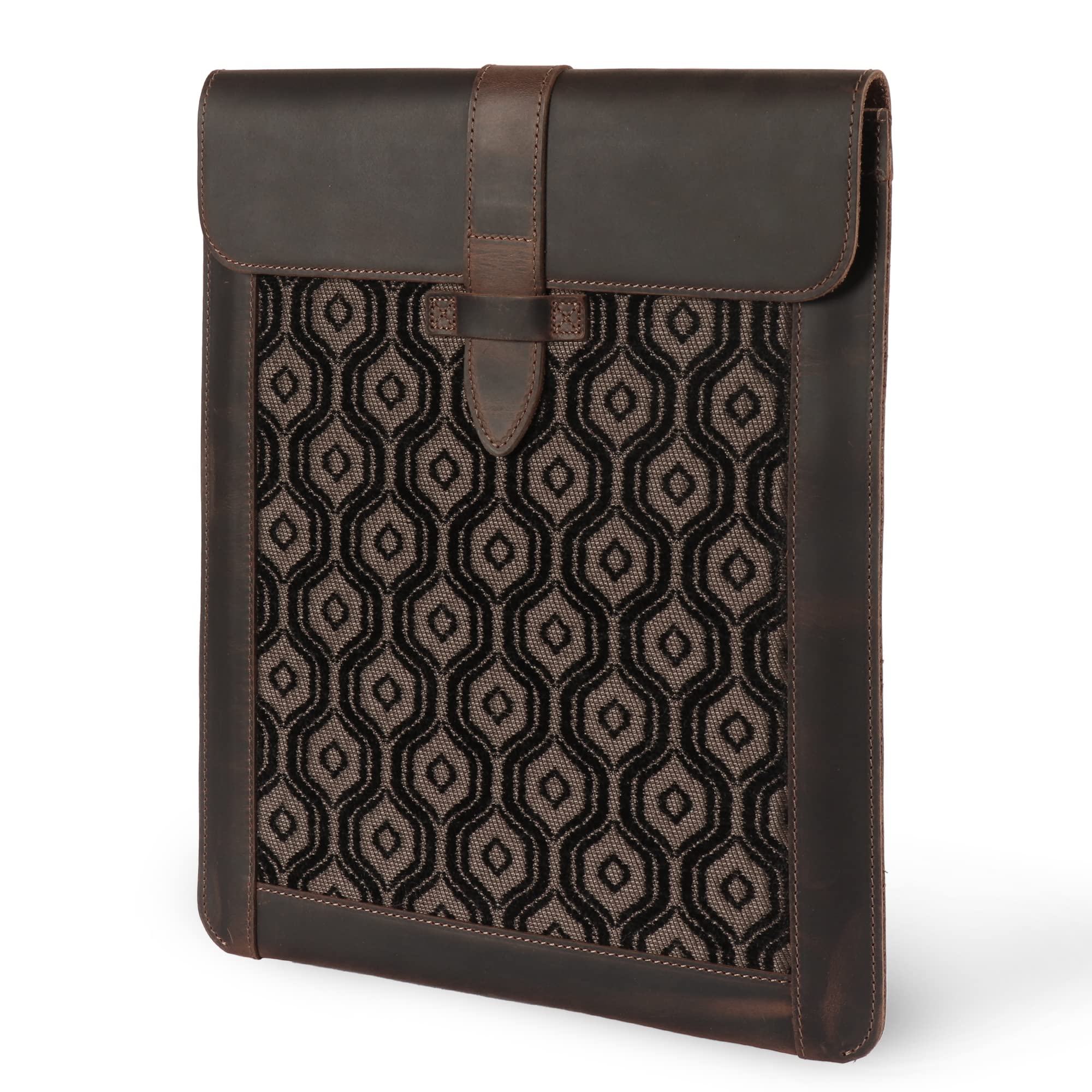 Londo Genuine Leather Keyboard Tablet Sleeve Case for 12.9" Tablets - Top Grain Leder - Secure Closure