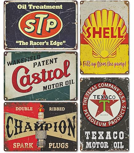 Amazon.com: Tinworld Mobil 1 Tin Sign Oil Gas Station Garage