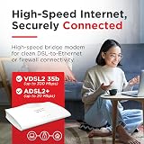 DrayTek Vigor 167 VDSL2 35b ADSL2+ Modem Bridge IPv6 IPv4 2 LAN Ports view 3