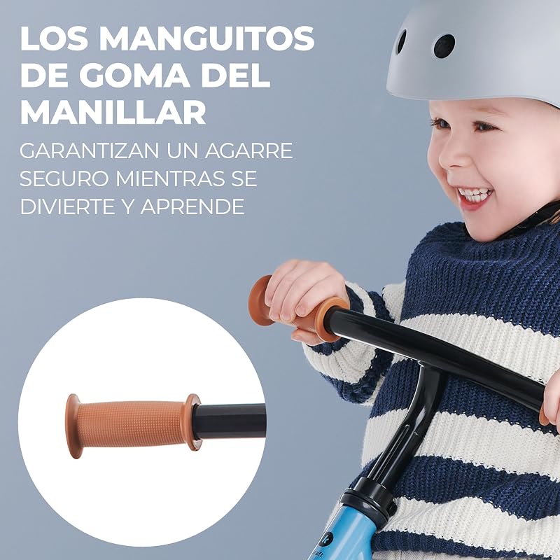 , 2WAY Next Bicicleta sin Pedales, Bicicleta Infantil, Bici Bebe, Cuadro Bajo, Regulable, Sillín Blando, A Partir de 2 años hasta 35 kg, Azul