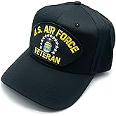 Infinite Hats US Air Force Veteran Patch Retired Adjustable Baseball Cap