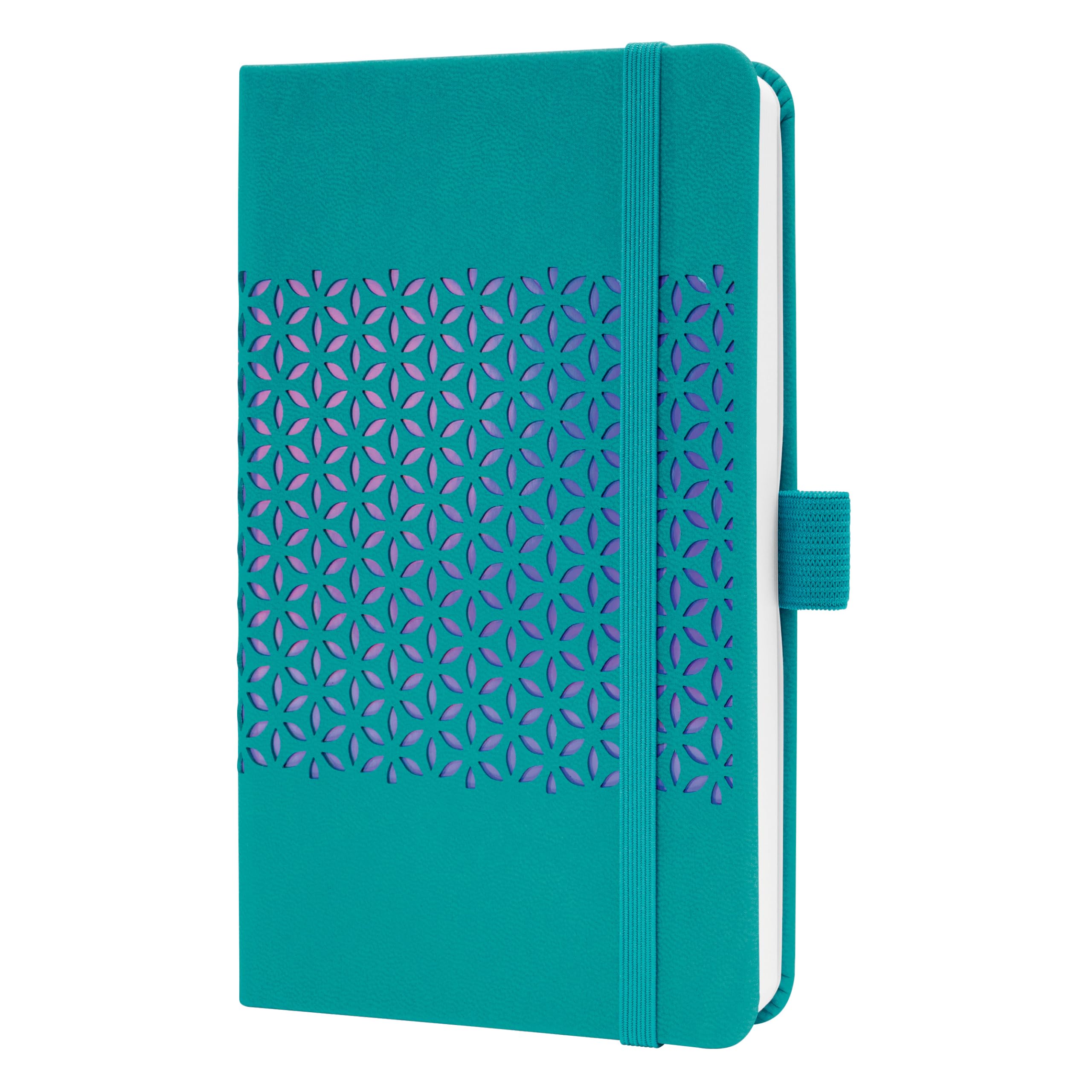 SIGEL J5214 Jolie Weekly Planner 2025, hardcover, 9,5 x 15 cm, 174 Pages, Turquoise — image 1