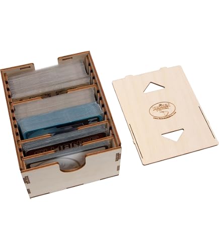 Broken Token Long Bits Box For Card Games – Sleeved Organizer With Dividers