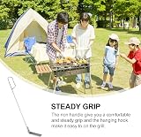 DOITOOL 46cm Stainless Steel Charcoal Ash Rake BBQ Tool for Kamado Joe view 10