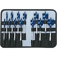 BOSCH DSB5013P 13-Piece Daredevil Spade Bit Set in Pouch,Blue