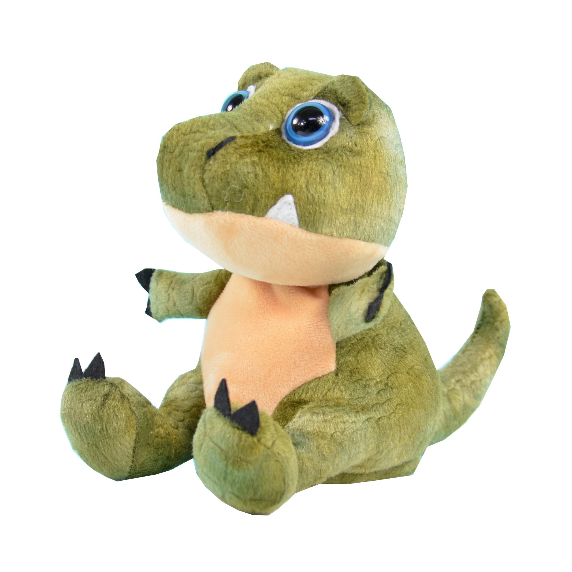 Kögler 75946 - Laber Dino Babytooth, Labelling Animal with Recording and Playback Function, Everything Rattles Fun and Moves, Approx. 20 cm Tall, Ideal as a Gift for Boys and Girls